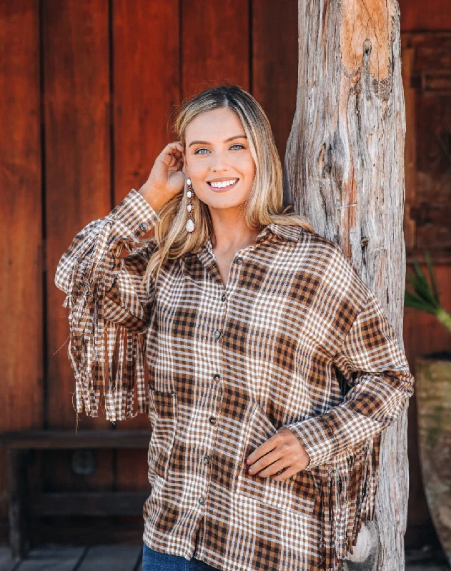 Woodland Escape Top Unique Women's Upcycled