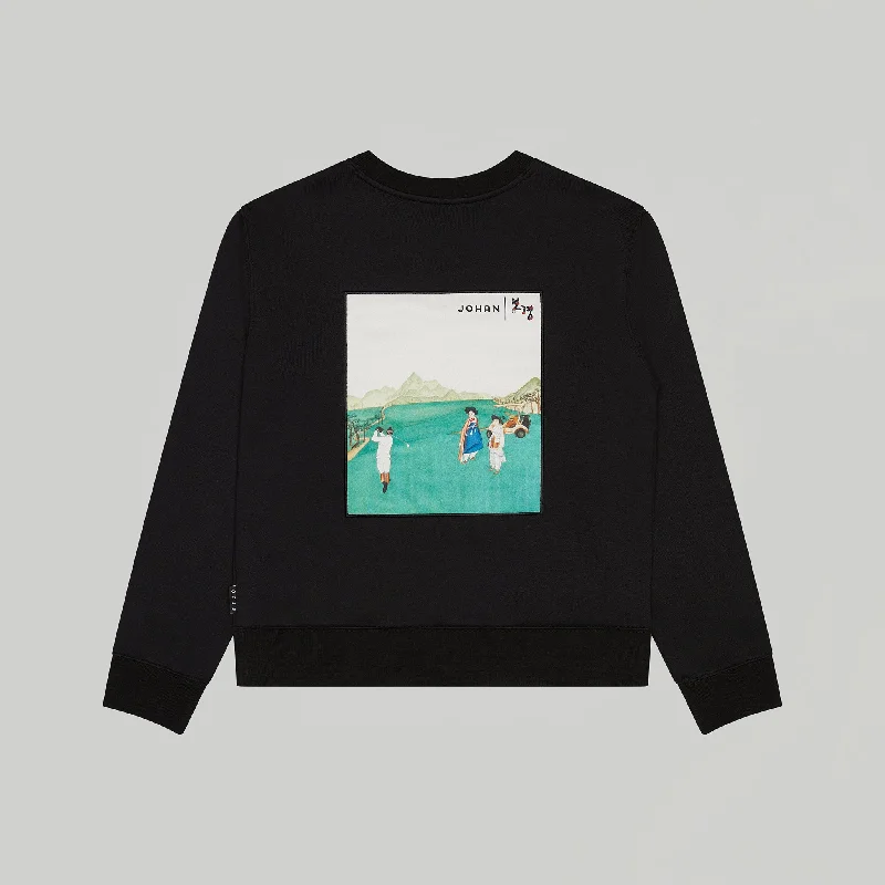 Minhwa Crewneck Sweater Preppy Women's College