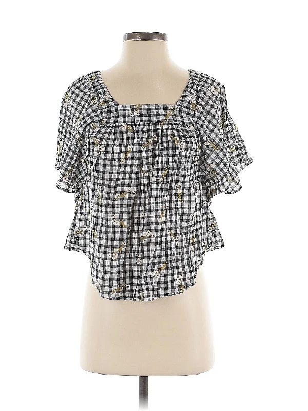 Short Sleeve Blouse Sporty Women's Tennis