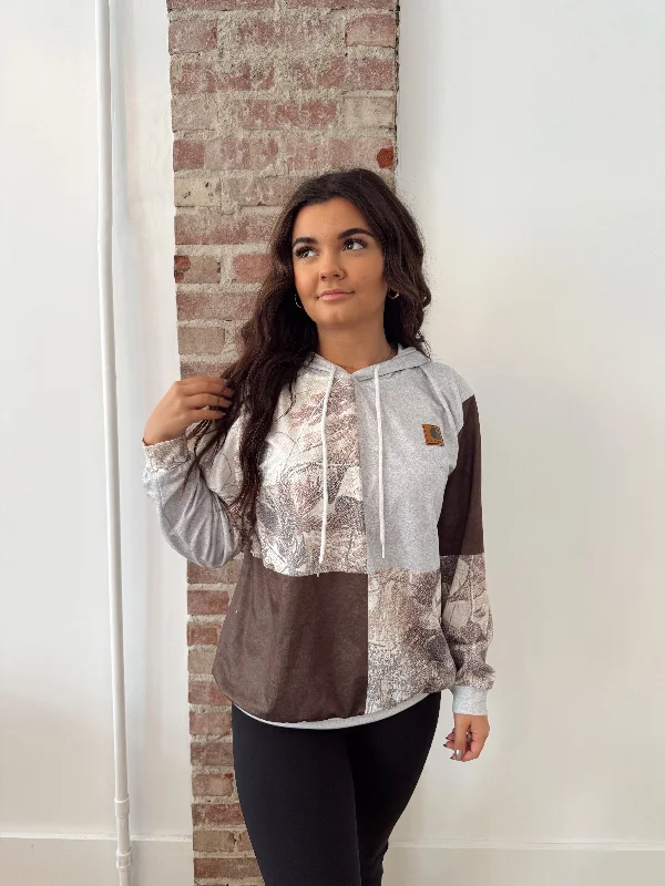 Chelsea Camo Hoodie Sophisticated Women's Tailored
