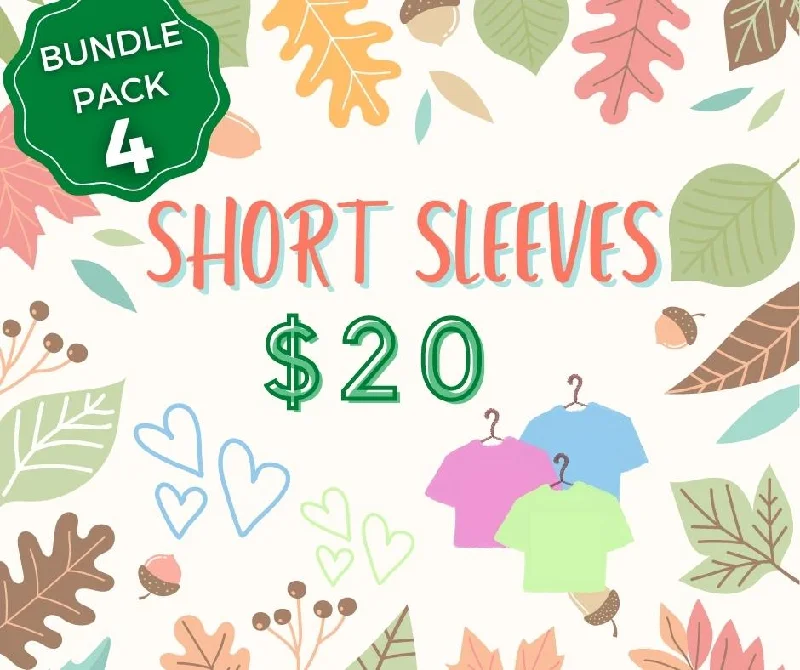 Short Sleeve Sample Bundle Pack (ALL SIZE SMALL) British Gentlewoman Style