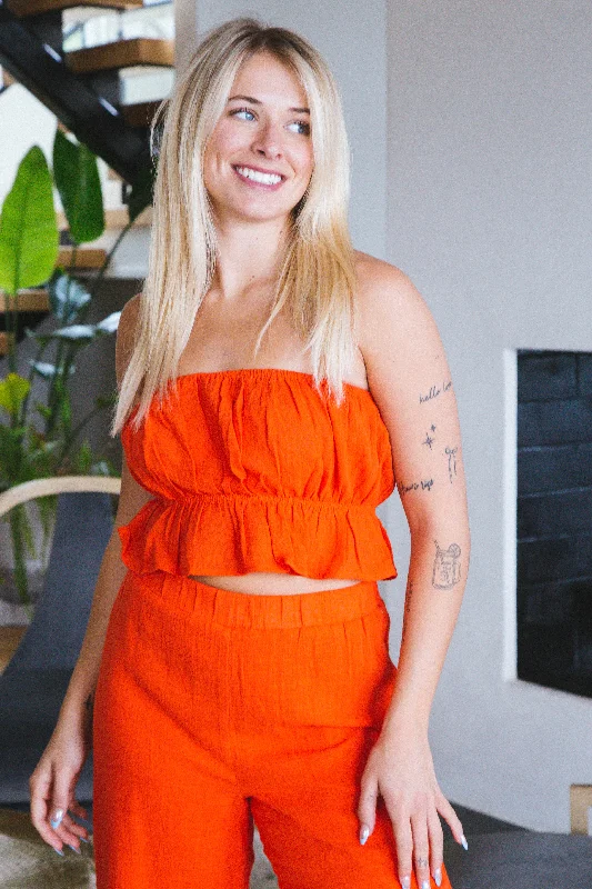 So Cal Tube Top, Red | Sadie & Sage Dynamic Women's High - energy