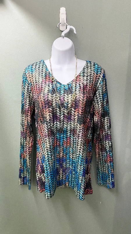 Kamana Multi Color Festival Top Cashmere