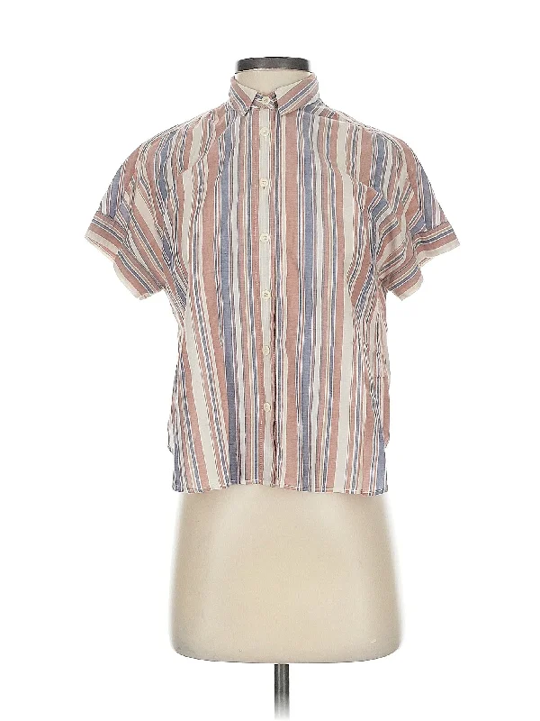 Short Sleeve Blouse Modern Women's Tech