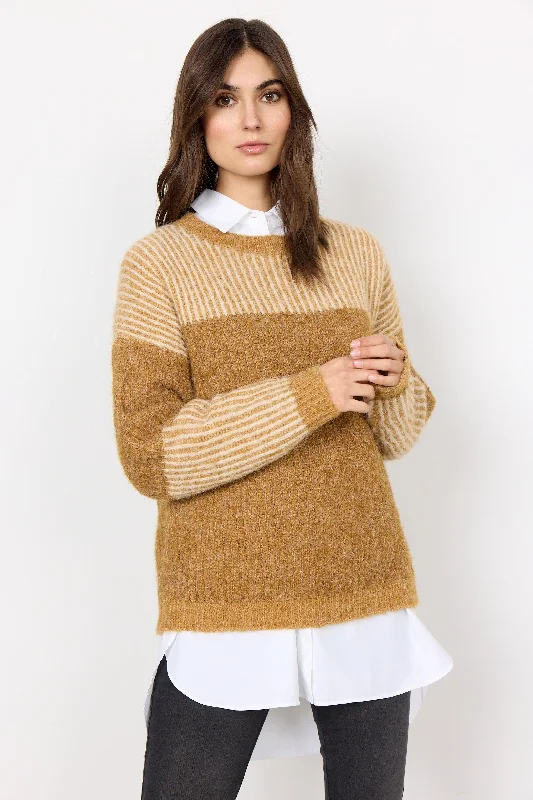 Soya Torino Yd Stripe Sweater Feminine Women's Style 