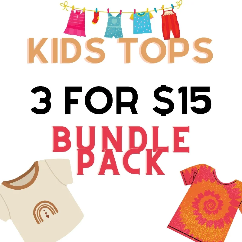 Kids tops 3 for $9 Monochromatic All - in - one
