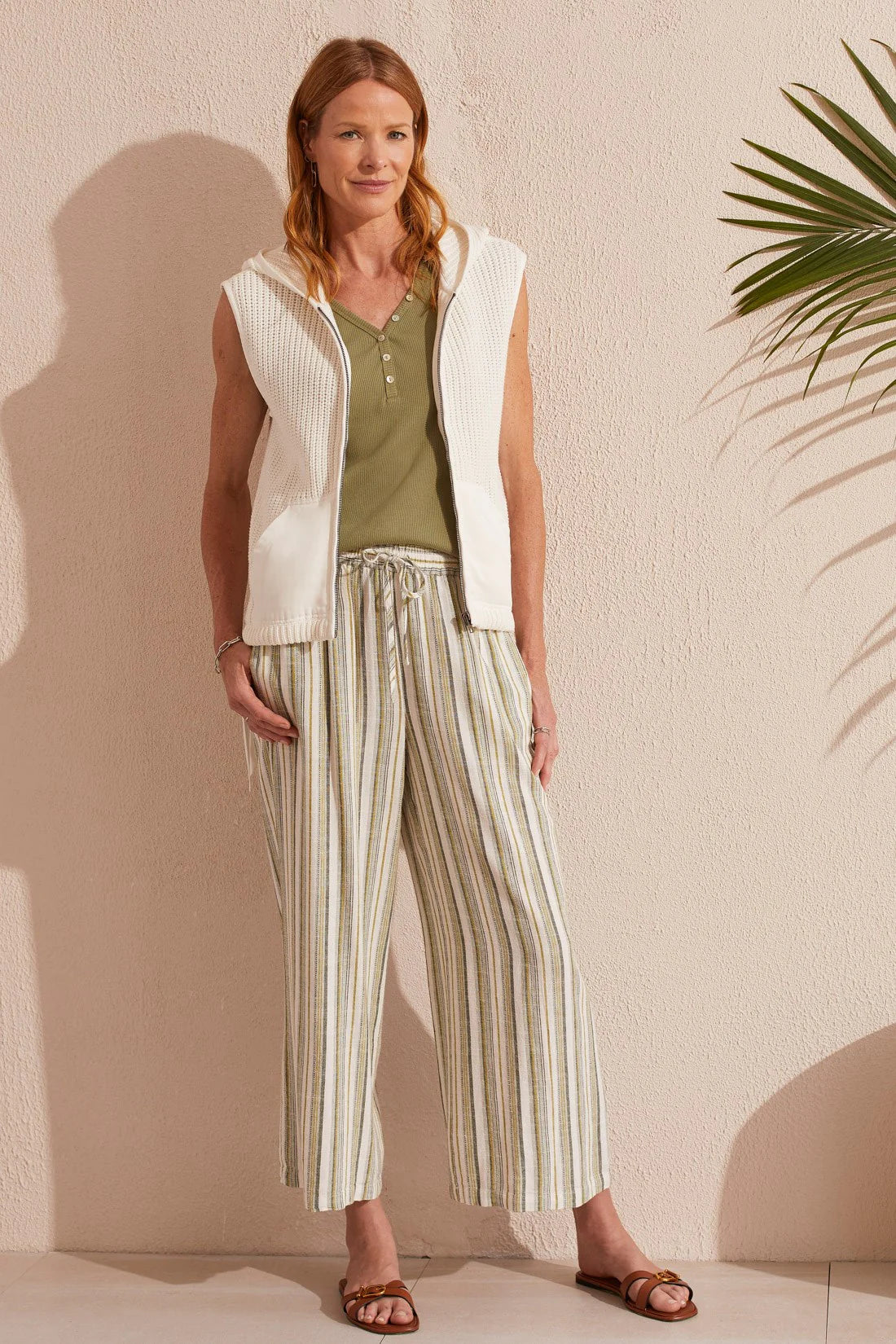 Tri 5524O Zip Up Vest Vacation