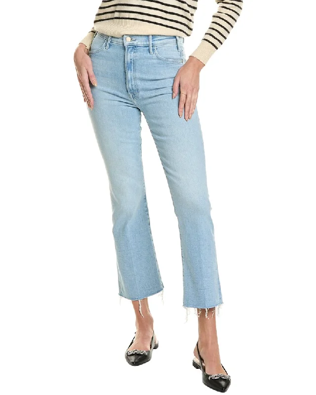 MOTHER The Hustler Lost Art Ankle Fray Jean Bold Women's Statement