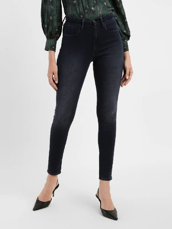 Women's High Rise 721 Skinny Fit Jeans Trendy Women's Oversized