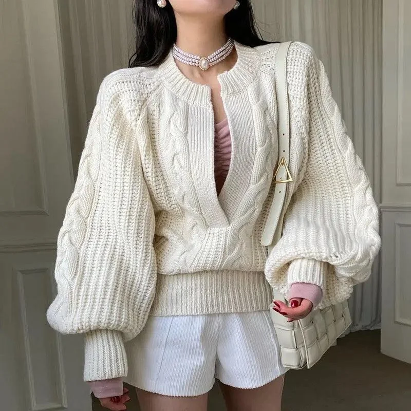Abesca Luxury Knitted Sweaters Refined Women's Velvet
