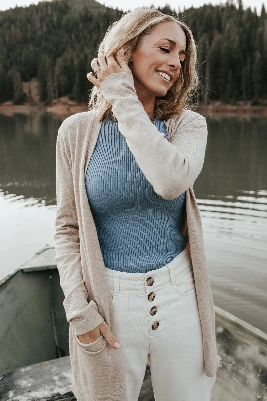 Edison Cardigan | Oatmeal Elegant Women's Formal 