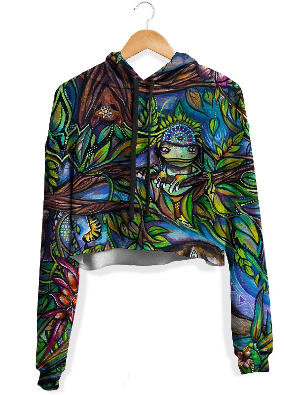 Just Hangin Out Cropped Hoodie Traditional Women's 